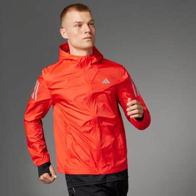 rote adidas laufjacke|Diese Laufjacken bringen dich über Stock und Stein .